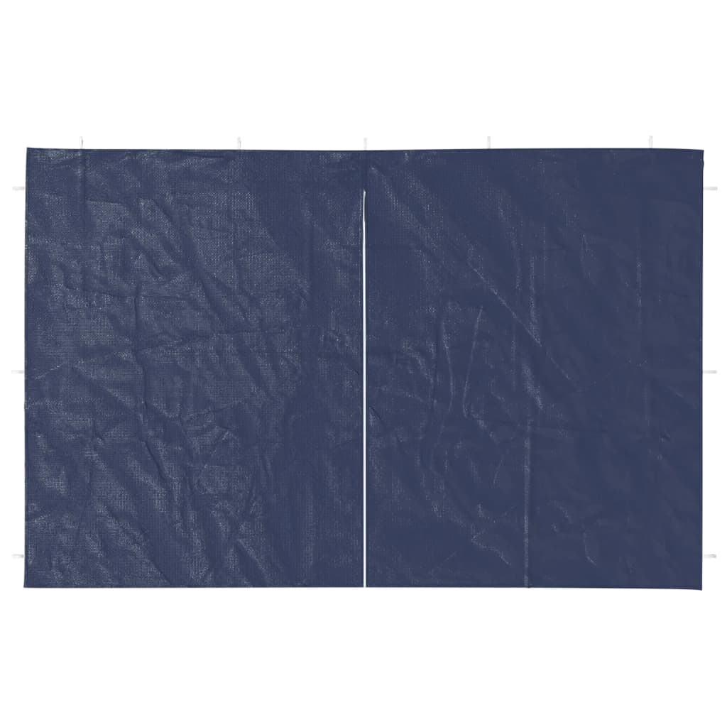 vidaXL Gazebos Blue PE and Steel 3