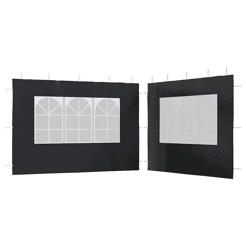 vidaXL Gazebos Anthracite PE and Steel 2