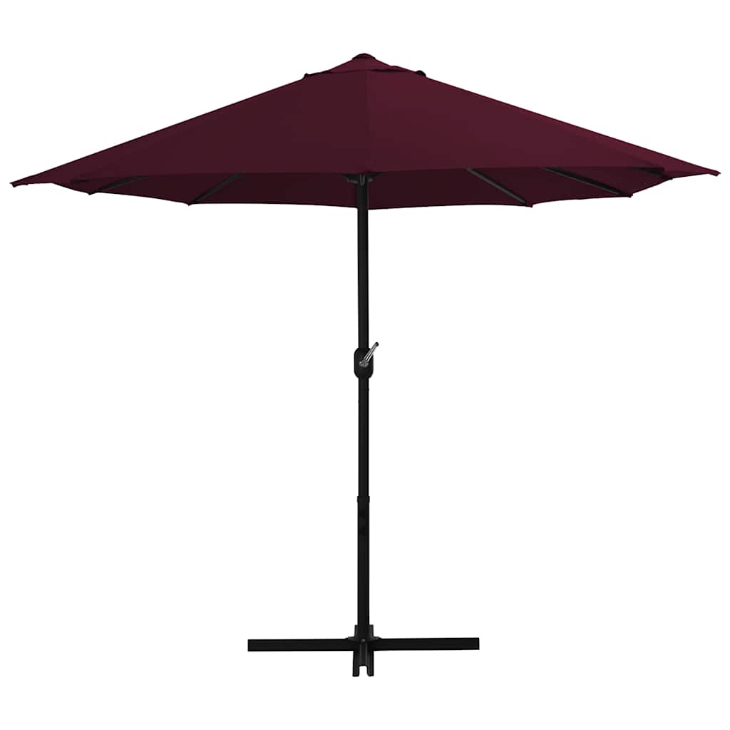 vidaXL Garden Parasol | Bordeaux Red | Polyester, Aluminium | Extra large 3