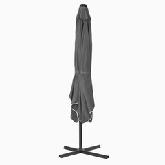 vidaXL Garden Parasol | Anthracite | Polyester fabric and steel pole 3