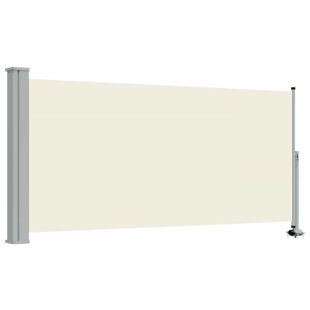 vidaXL Side Awning | Cream | Polyester, Powder-Coated Iron | 120 x 300 cm 2