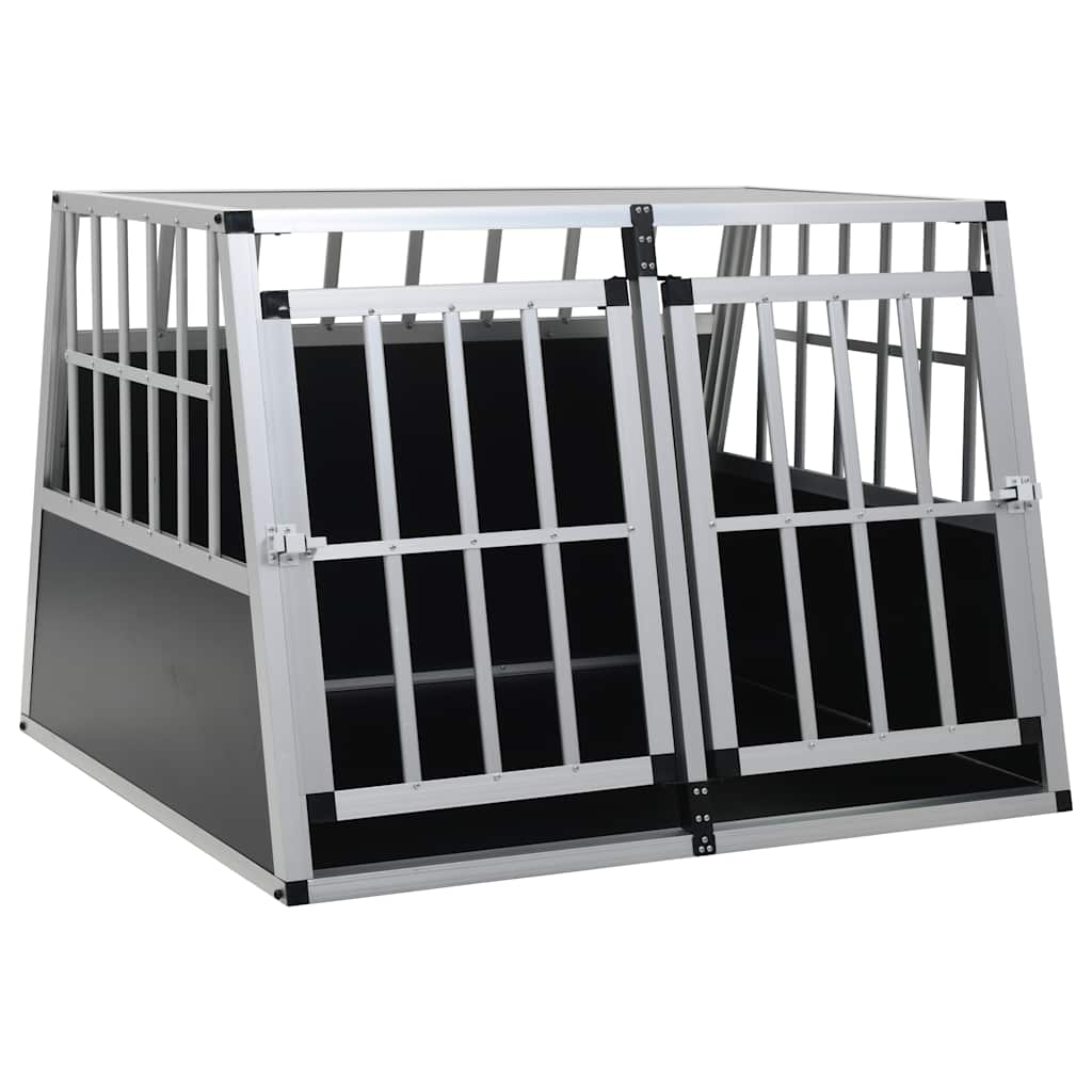 Dog Cage with Double Door 94 cm 69 cm 88 cm