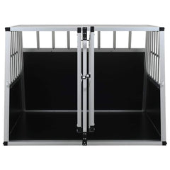 Dog Cage with Double Door 94 cm 69 cm 88 cm