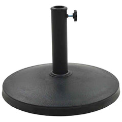vidaXL Parasol Base | Black | Polyresin | 10 kg | Decorative Inlays 2