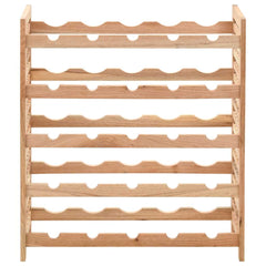 vidaXL Wine Rack for 25 Bottles Solid Walnut Wood 63x25x73 cm 3