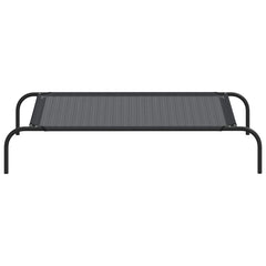 vidaXL Dog Bed | Black | 30% Polyester, 70% PVC, Powder-Coated Steel | Large 4