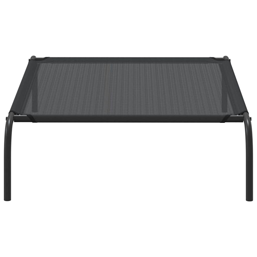 vidaXL Dog Bed | Black | 30% Polyester, 70% PVC, Powder-Coated Steel | Large 5
