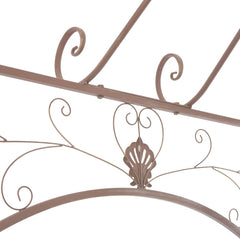 Garden Pavilion Antique Brown Iron 3 m