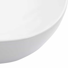 vidaXL Wash Basin 45.5x32x13 cm Ceramic White 5