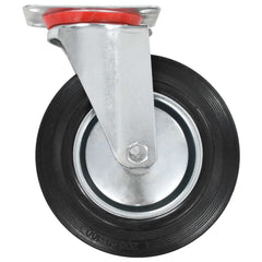 vidaXL Swivel Casters 4 pcs 200 mm 4