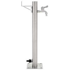 45457 vidaXL Garden Water Column Stainless Steel Round 65 cm 4