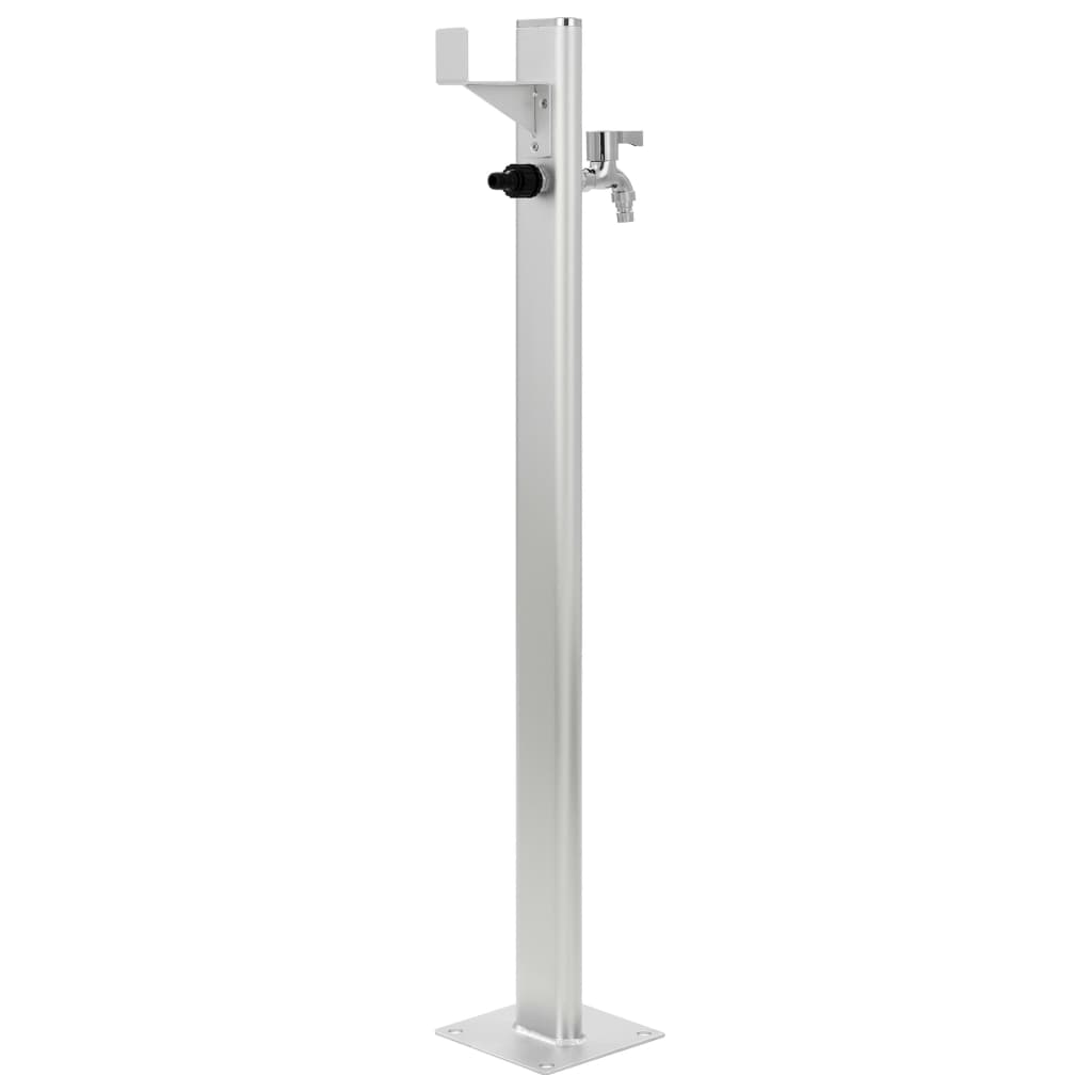 vidaXL Water Column | Silver | Aluminium, Chromed brass, Plastic | Standard 4