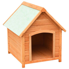 170639 vidaXL Dog House Solid Pine & Fir Wood 72x85x82 cm 2