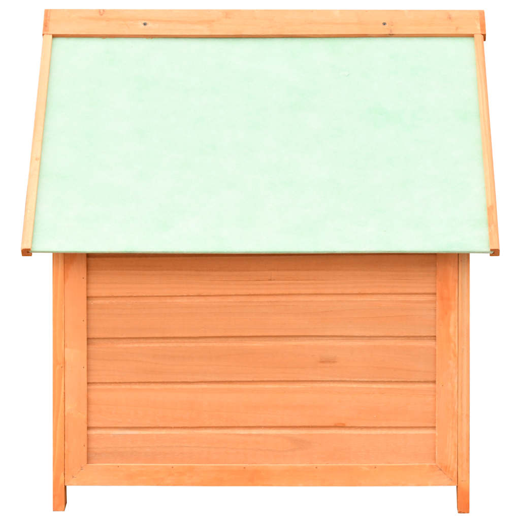 170639 vidaXL Dog House Solid Pine & Fir Wood 72x85x82 cm 4