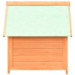 170639 vidaXL Dog House Solid Pine & Fir Wood 72x85x82 cm 4