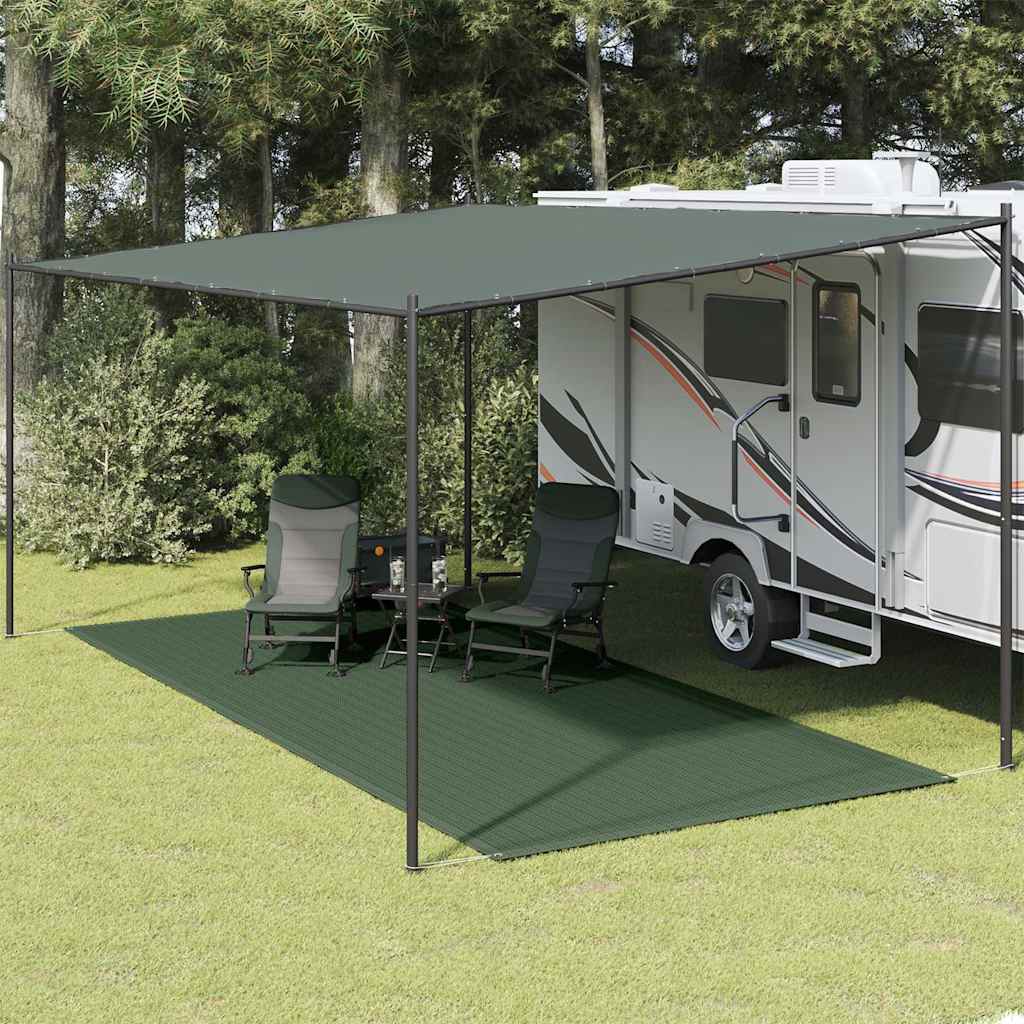 vidaXL Tent Carpet 250x500 cm HDPE Green 1