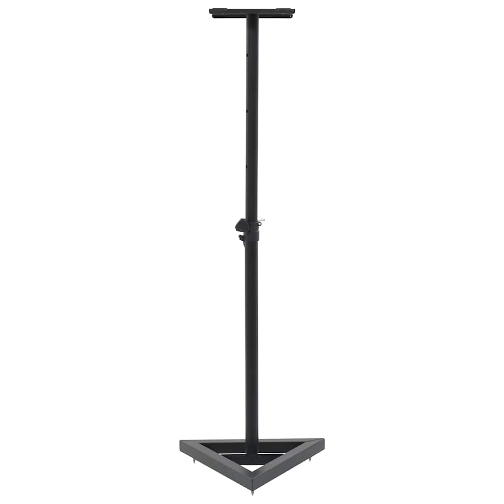 70083 vidaXL Studio Monitor Speaker Stands 2 pcs Black Steel 4