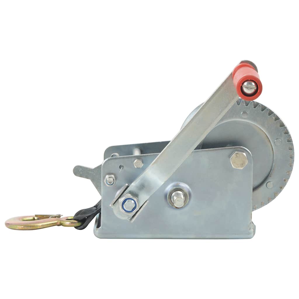 vidaXL Hand Winch with Strap 1130 kg 3