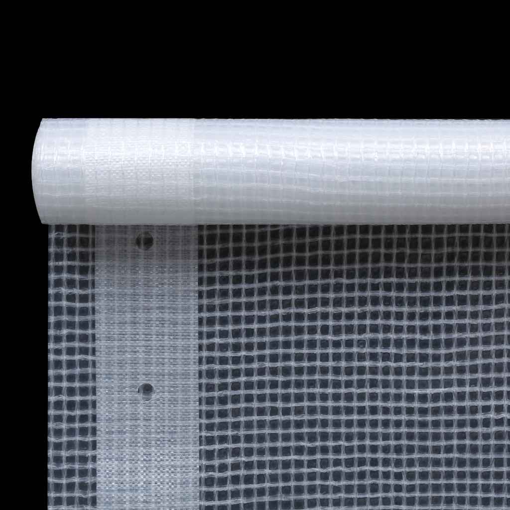 45561 vidaXL Leno Tarpaulin 260 g/m² 4x4 m White 4