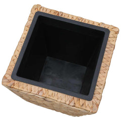 Raised Beds 3 pcs Water Hyacinth Light brown