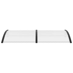 vidaXL Door Canopy Black 200x100 cm PC 4