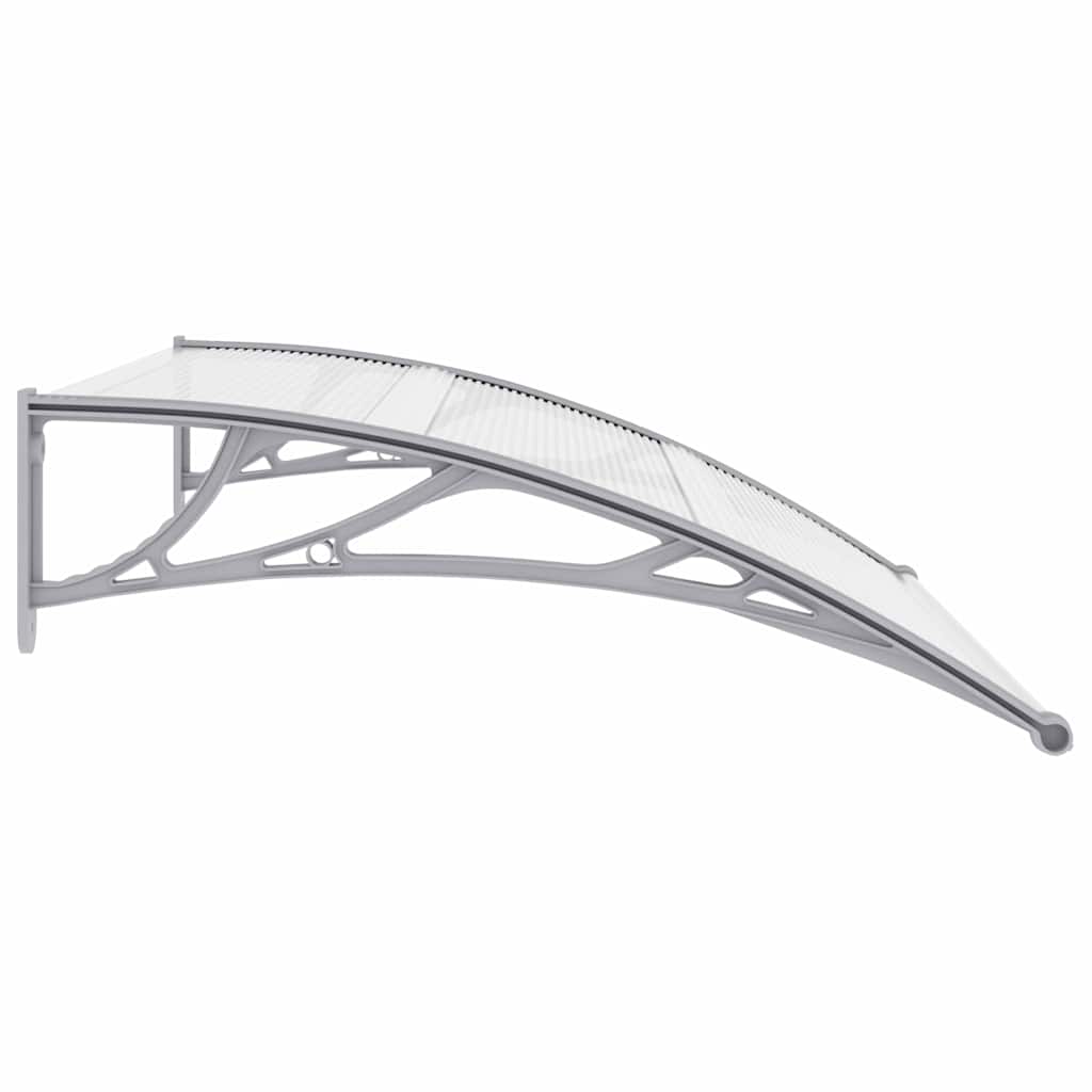 vidaXL Door Canopy Grey 120x100 cm PC 5