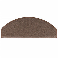 vidaXL Stair mats 15 pcs 65 x 24 x 4 cm Coffee Brown 6