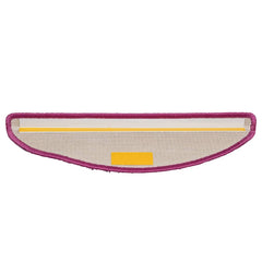 vidaXL Stair Mats 15 pcs 56x17x3 cm Violet Half Round 5