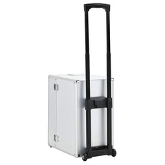 vidaXL Pilot Trolley 47x39x27 cm Silver Aluminium 3
