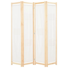 vidaXL 5-Panel Room Divider 200x170x4 cm Fabric
