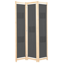 vidaXL 5-Panel Room Divider 200x170x4 cm Fabric
