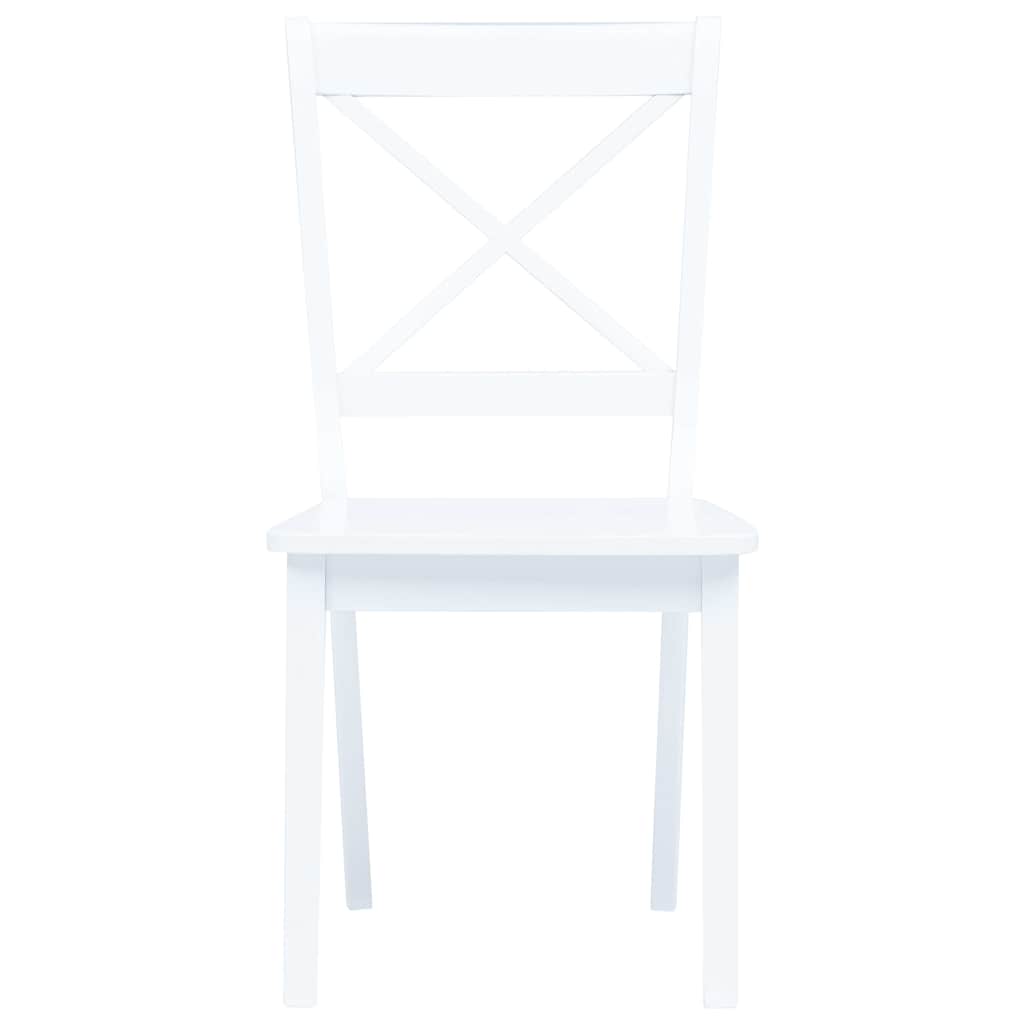 Dining Chairs Solid Rubber Wood