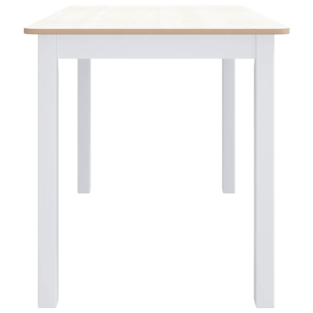 vidaXL Dining Table | White and Brown 4