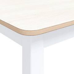 vidaXL Dining Table | White and Brown 5