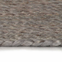 vidaXL Area Rug | Grey | Braided Jute | 150 cm Diameter | Durable | Area Rug 3