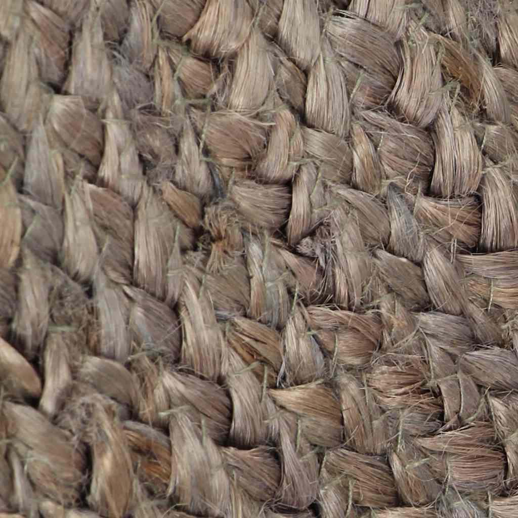 vidaXL Area Rug | Grey | Braided Jute | 150 cm Diameter | Durable | Area Rug 5