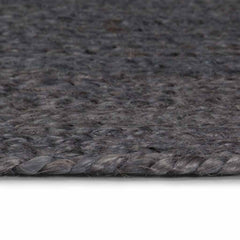 vidaXL Area Rug | Dark grey | Jute | 150 cm Diameter | Durable | Area Rug 3