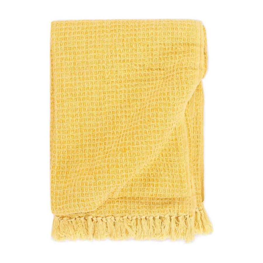 Throw Mustard Yellow