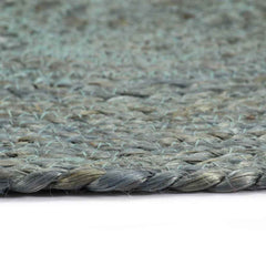 vidaXL Placemats 6 pcs Plain Olive Green 38 cm Round Jute 4