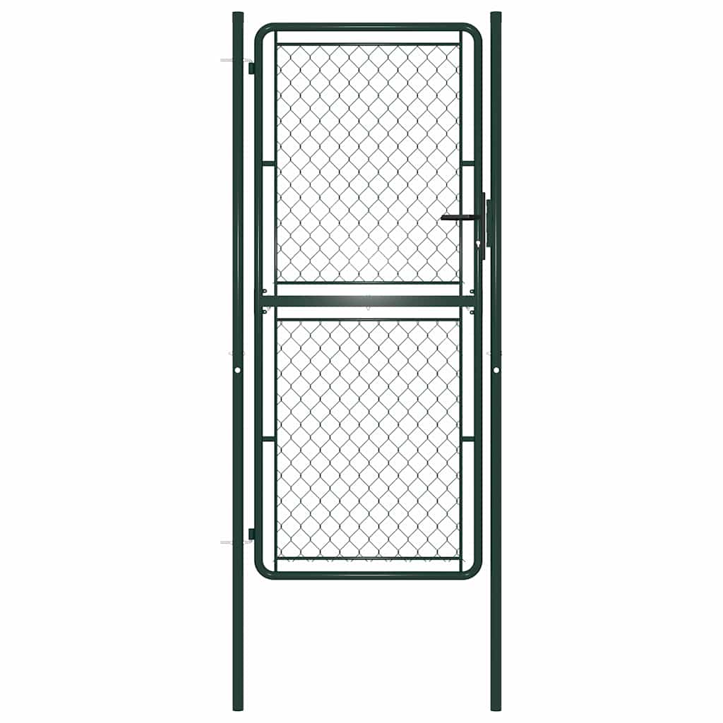 Garden Gate Steel Green 100 cm 200 cm