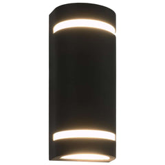 vidaXL Wall Light | Set of 2 | Black | Die-cast aluminium | Medium | Durable 2