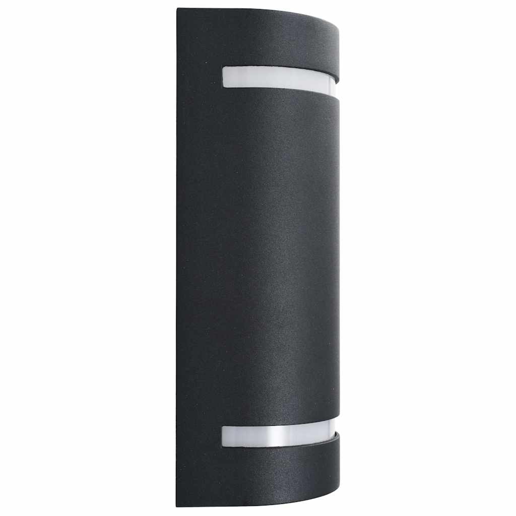 vidaXL Wall Light | Set of 2 | Black | Die-cast aluminium | Medium | Durable 4