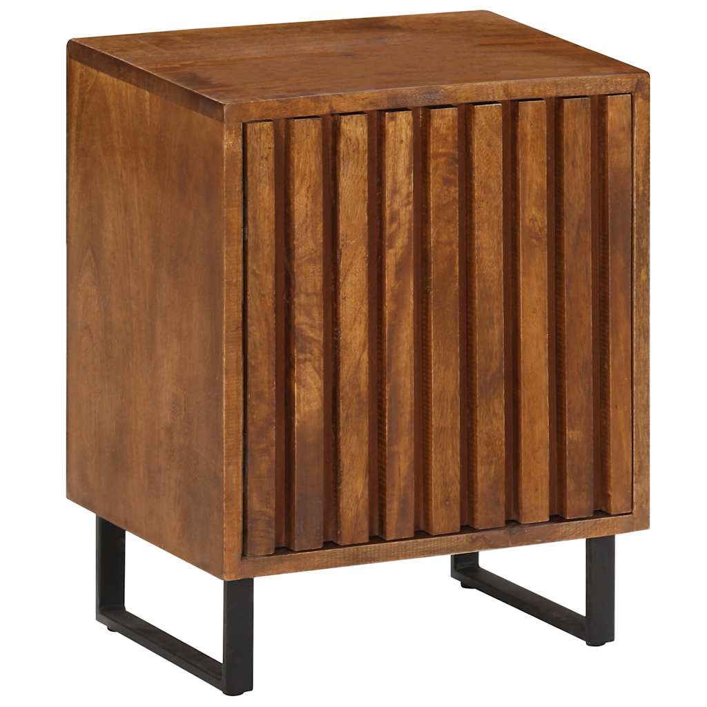 247942 vidaXL Bedside Cabinet 40x30x50 cm Solid Mango Wood 4