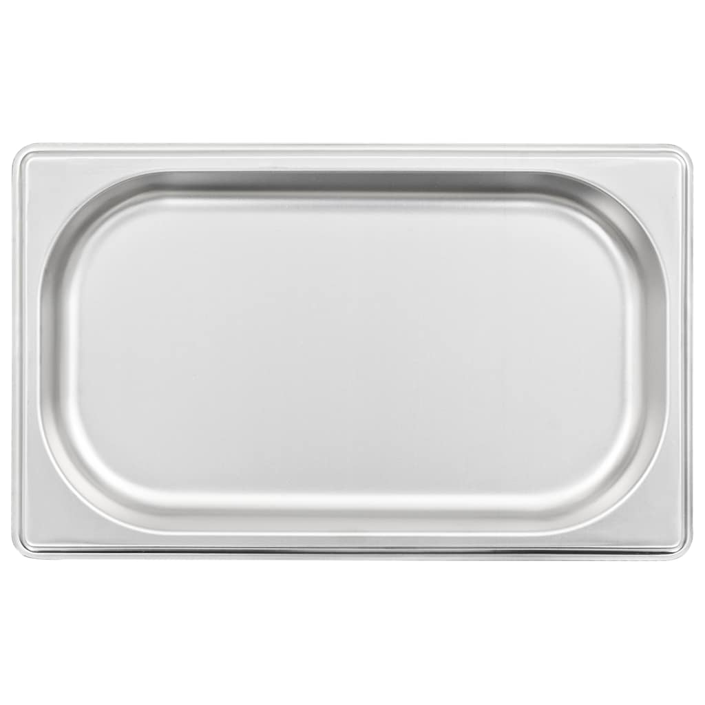 vidaXL Gastronorm Containers 12 pcs GN 1/4 20 mm Stainless Steel 5