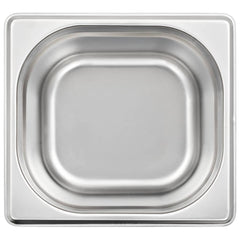 vidaXL Gastronorm Containers 12 pcs GN 1/6 100 mm Stainless Steel 6