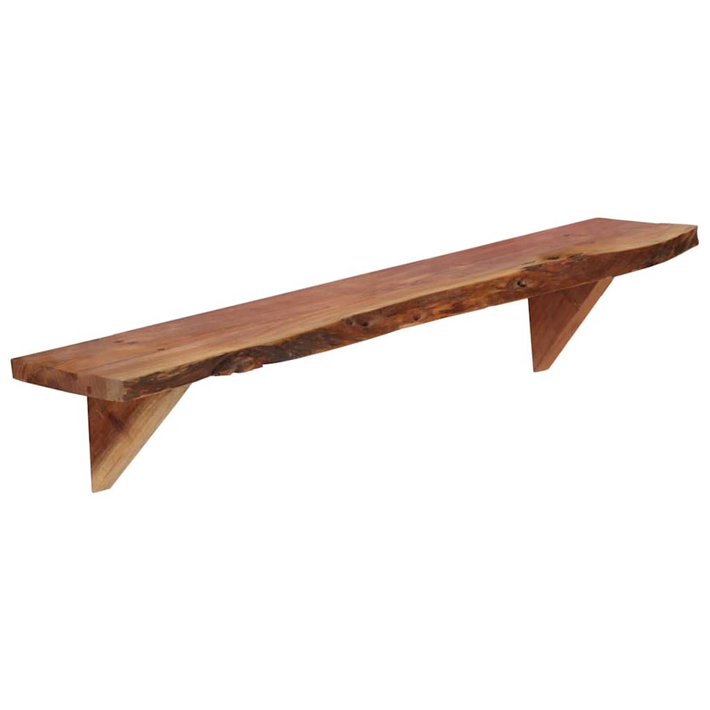 Wall Shelves 2 pcs Solid Acacia Wood 90 x 20 x 18 cm