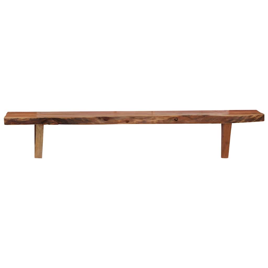 Wall Shelves 2 pcs Solid Acacia Wood 90 x 20 x 18 cm