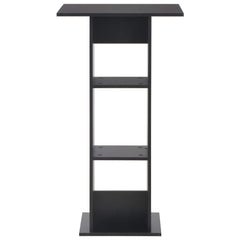 vidaXL Bar Table | Black | Engineered wood | Tall | Sleek | Bar Table | Square 2