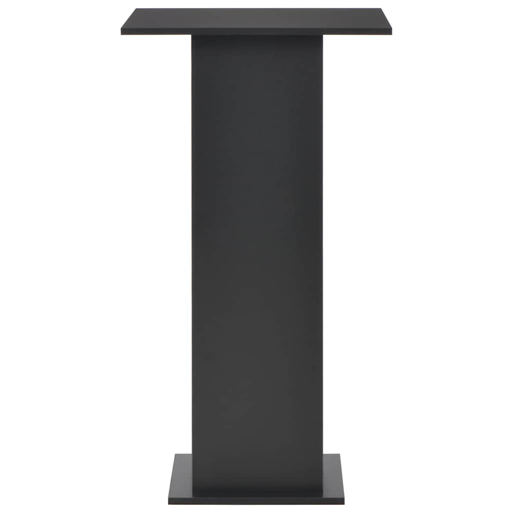 vidaXL Bar Table | Black | Engineered wood | Tall | Sleek | Bar Table | Square 3