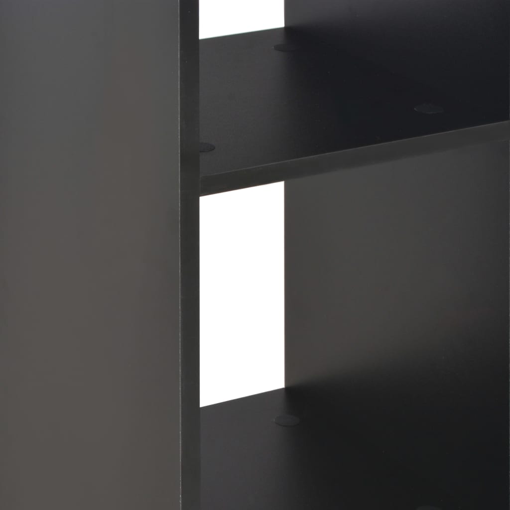 vidaXL Bar Table | Black | Engineered wood | Tall | Sleek | Bar Table | Square 5